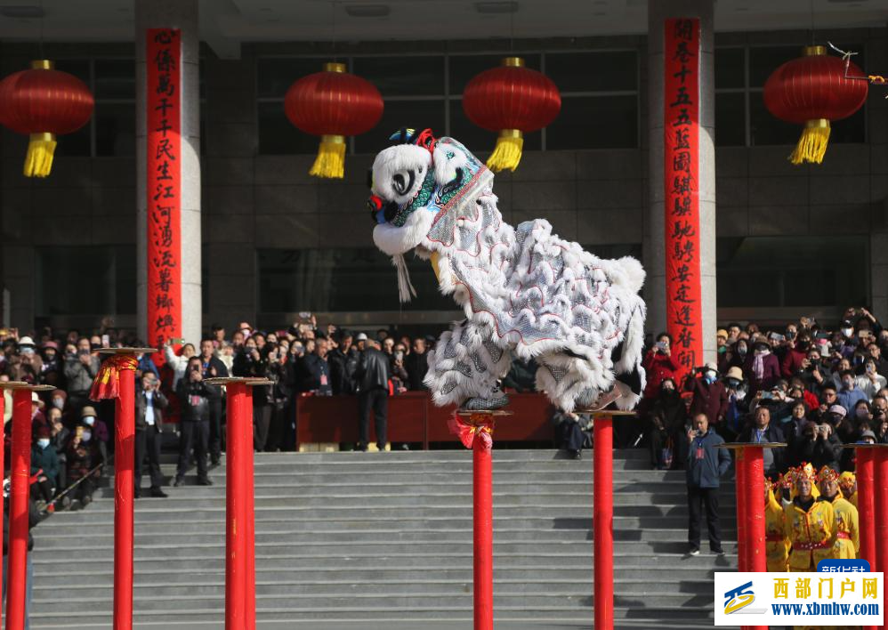 甘肃多地社火闹新春(图4)